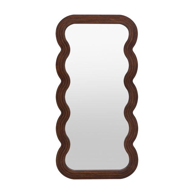 Hasker Wavy Full-Length Mirror – Walnut