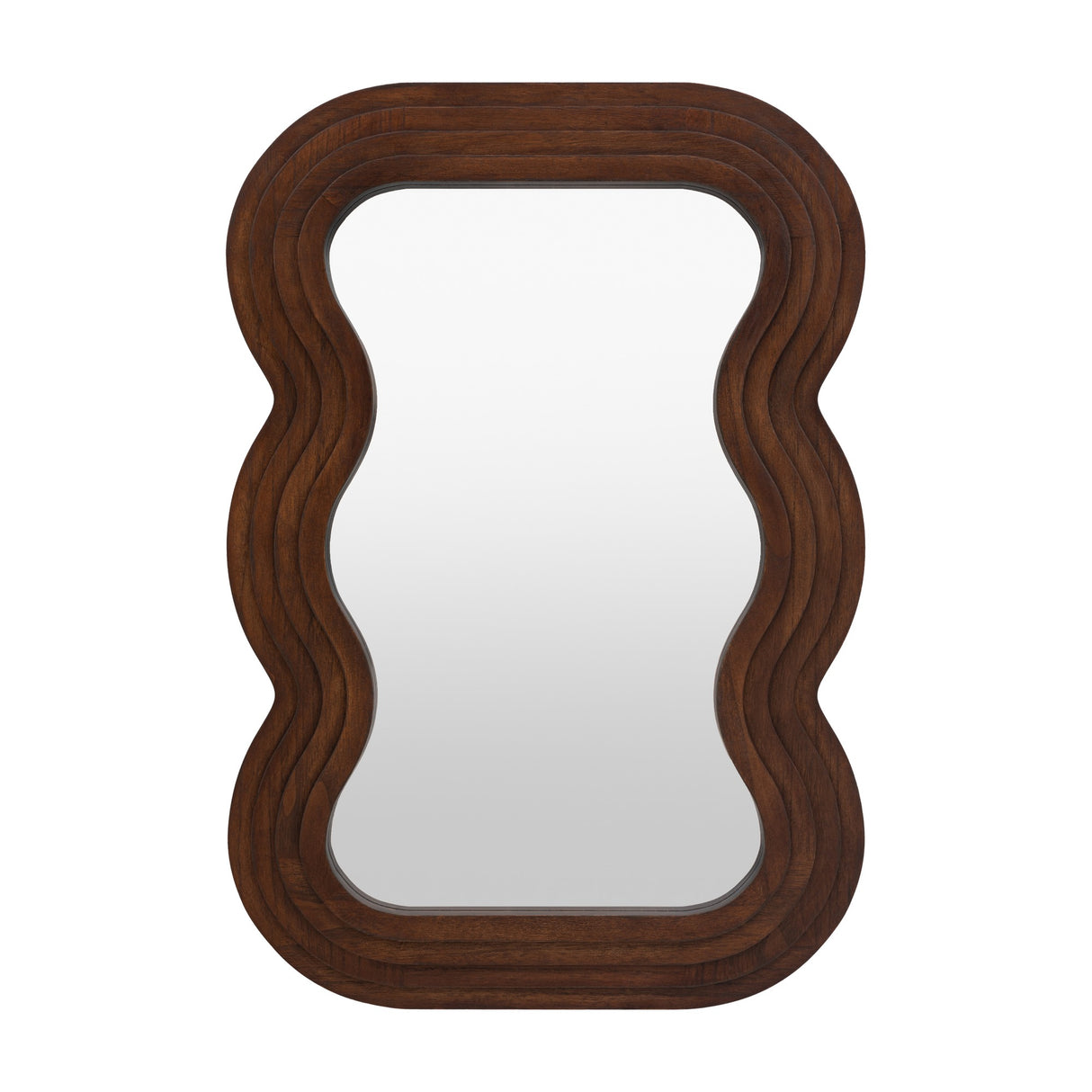Hasker Wavy Full-Length Mirror – Walnut