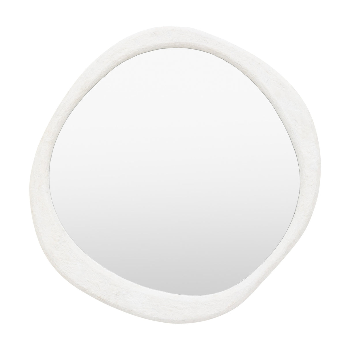 Como Organic Pebble Mirror – White