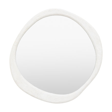 Como Organic Pebble Mirror – White