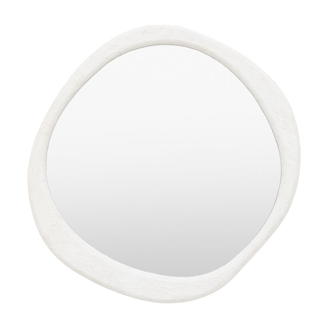 Como Organic Pebble Mirror – White