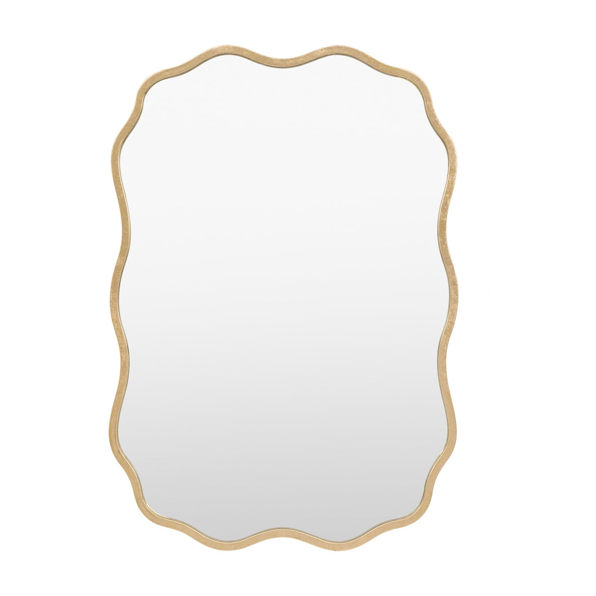 Sloane Wavy Full-Length Mirror – Gold