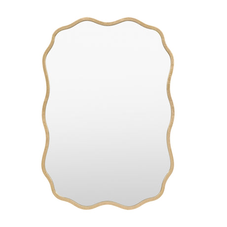 Sloane Wavy Full-Length Mirror – Gold