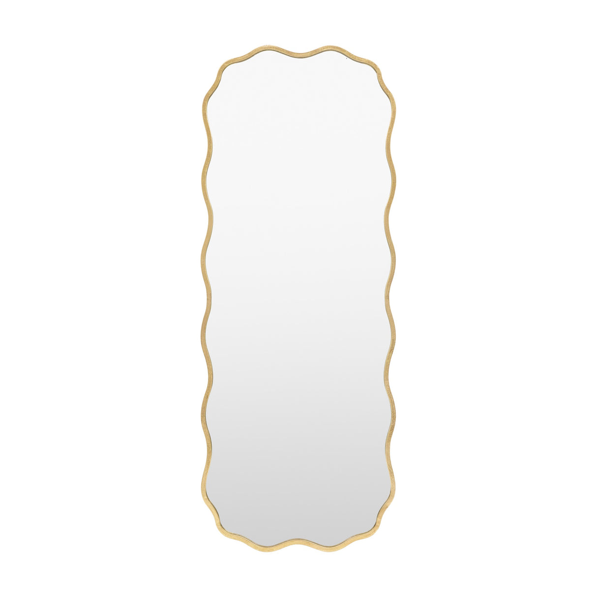 Sloane Wavy Full-Length Mirror – Gold