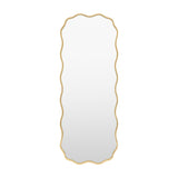 Sloane Wavy Full-Length Mirror – Gold