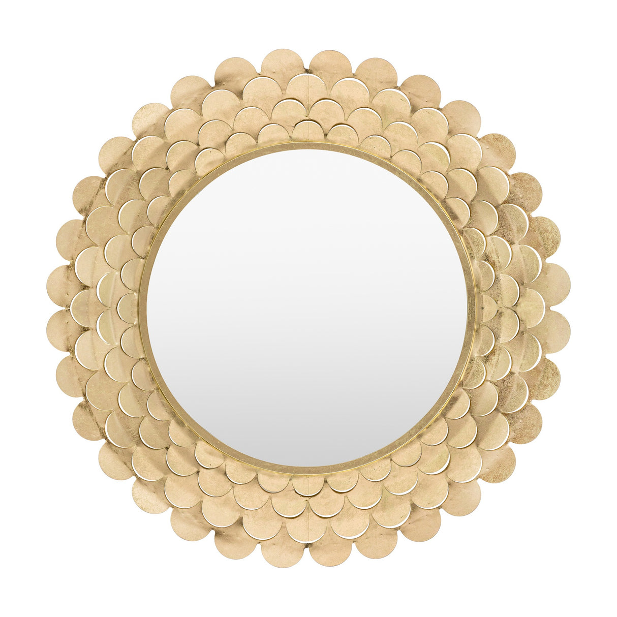 Windsor Round Mirror – Gold