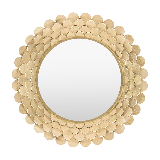 Windsor Round Mirror – Gold