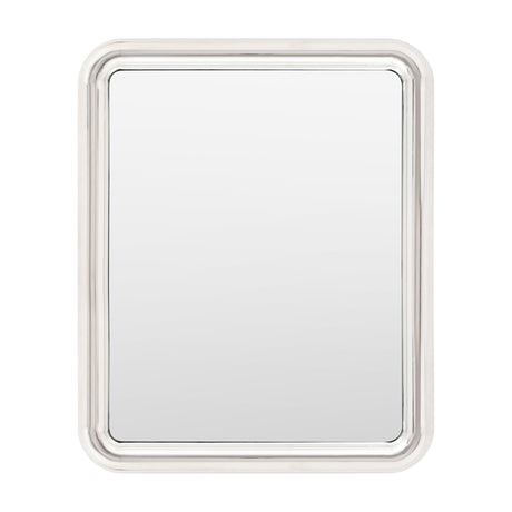 Specchio Rounded Rectangular Wall Mirror – Chrome