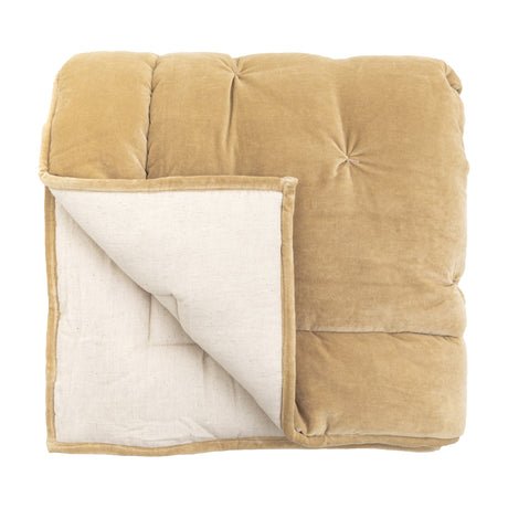 Opulent Velvet Quilted Bedspread