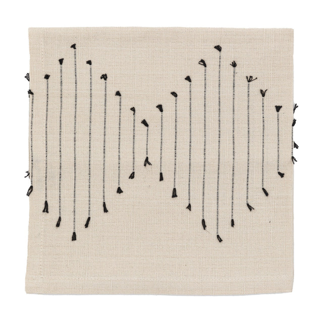 Diamond Weave Cotton Napkins Set of 4 – Cream