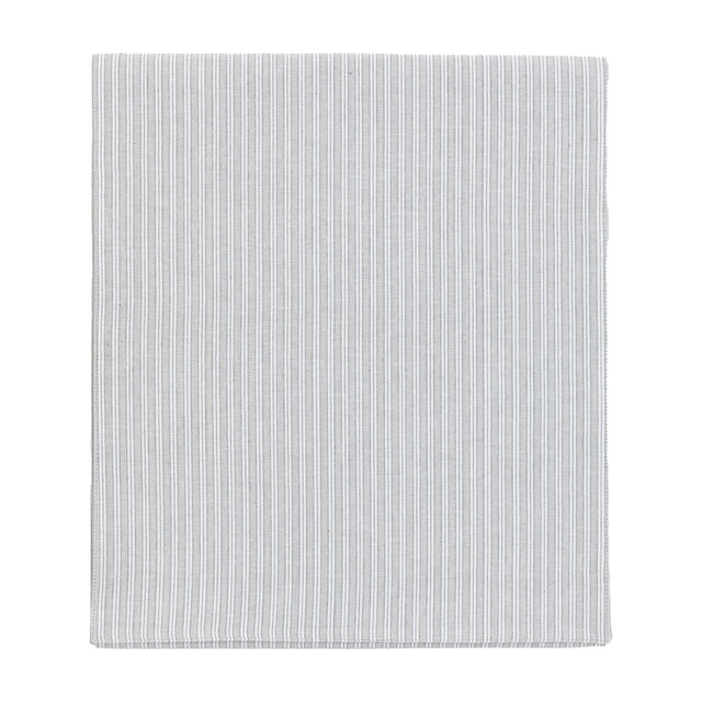 Woven Striped Table Runner – Grey