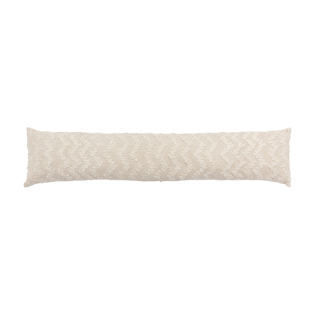 Boho Embellished Draught Excluder – Cream