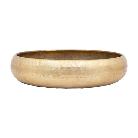Giza Hammered Metal Bowl – Bronze