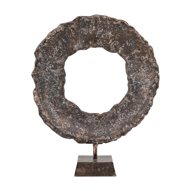 Keoni Circle Sculpture – Copper