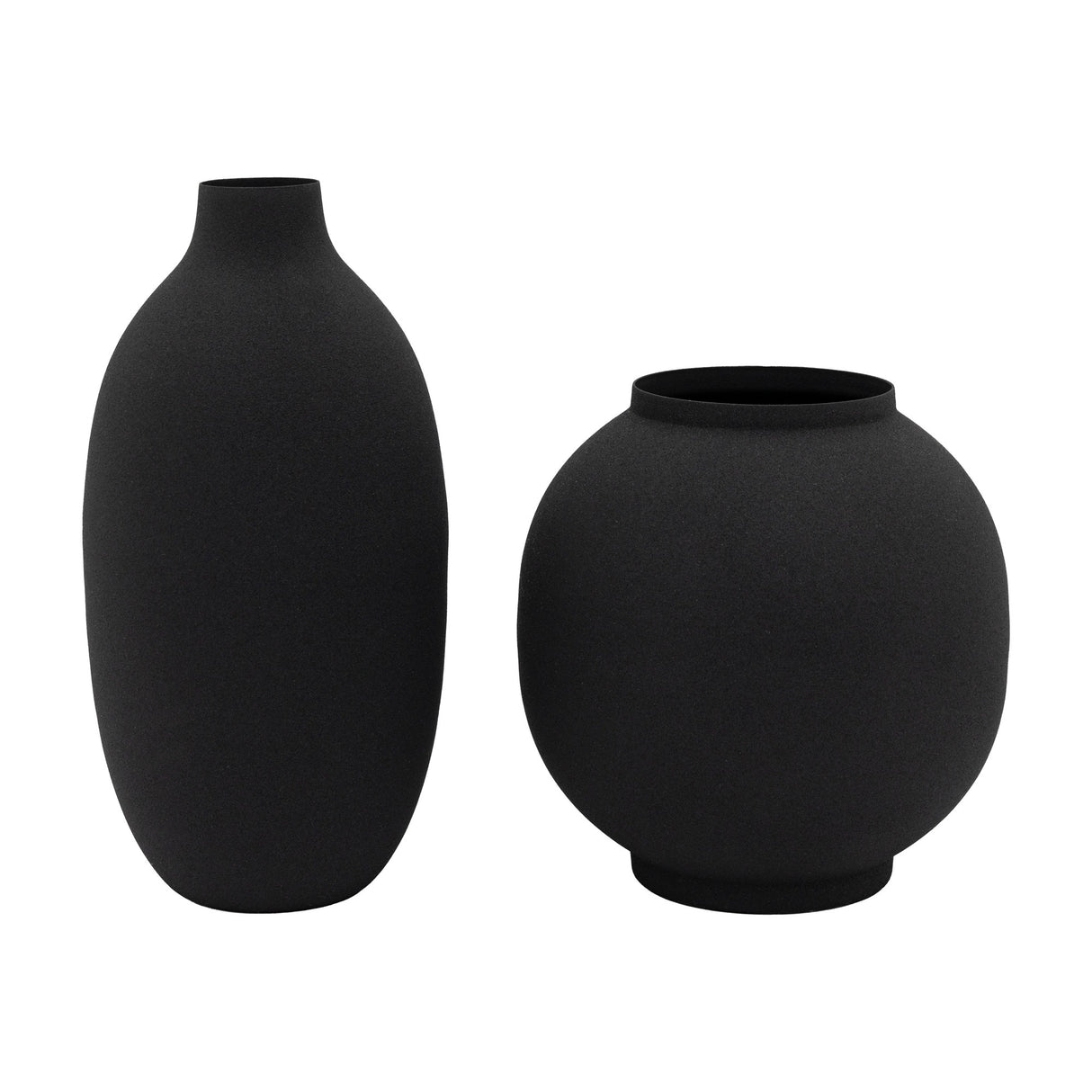 Zia Vase Set of 2 – Black