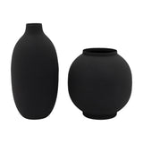 Zia Vase Set of 2 – Black