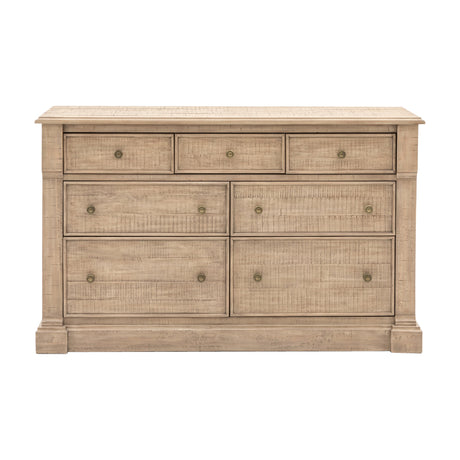 Vancouver Wooden 7 Drawer Chest – Natural