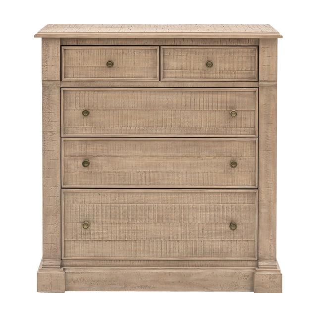 Vancouver 5 Drawer Chest – Natural