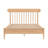 Hatfield Spindle Double Bed Frame – Natural