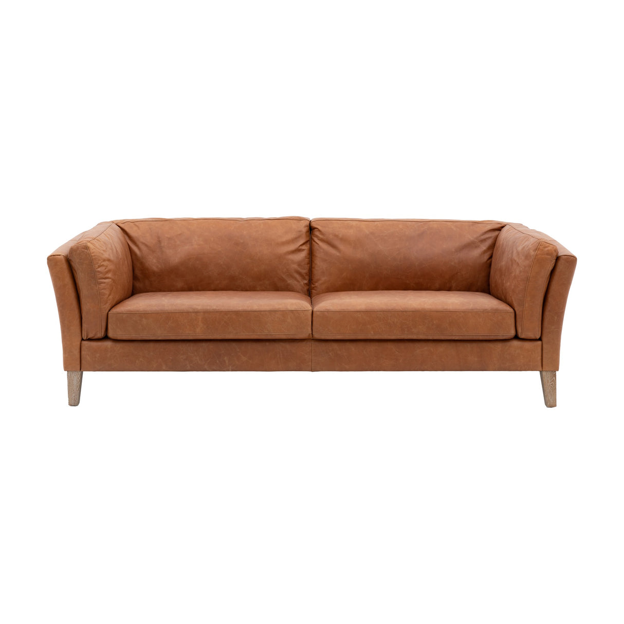 Ebury 3 Seater Leather Sofa – Tan