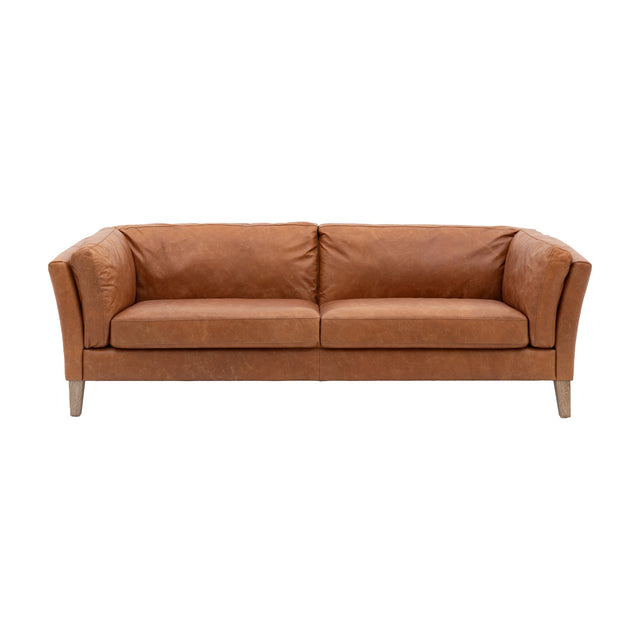 Ebury 3 Seater Leather Sofa – Tan