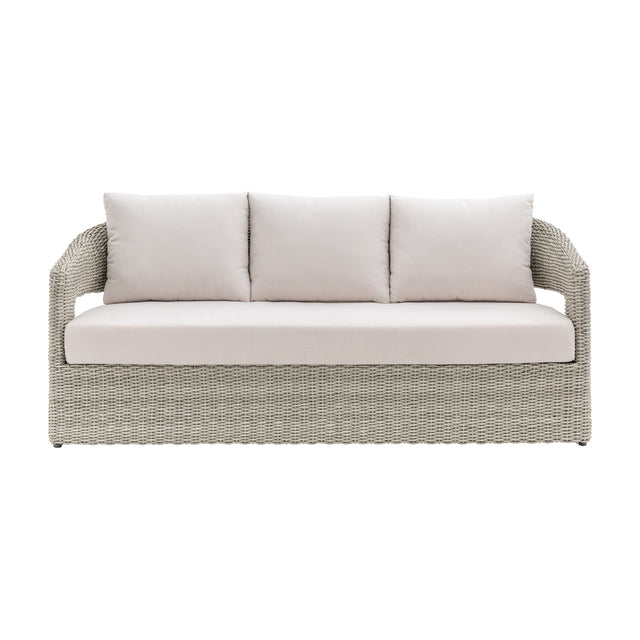 Hvar 3 Seater Outdoor Sofa – Grey