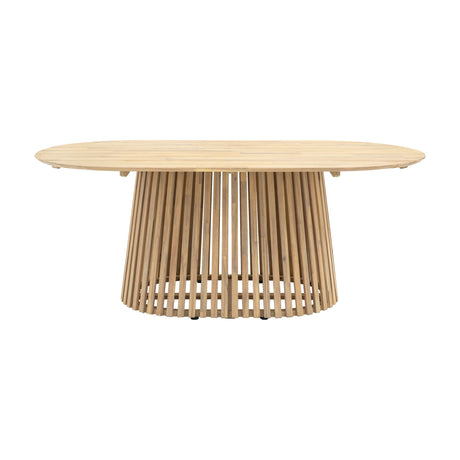Rialto Oval Dining Table 6 Seater – Natural