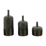 Vormark Ceramic Bottle Vases Set of 3