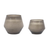 Glass Filled Candle Set of 2