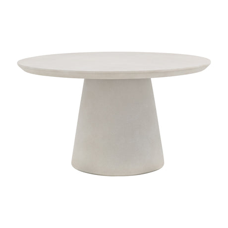 Hvar Round Pedestal Dining Table – Cream