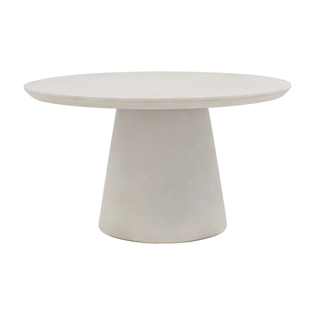 Hvar Round Pedestal Dining Table – Cream