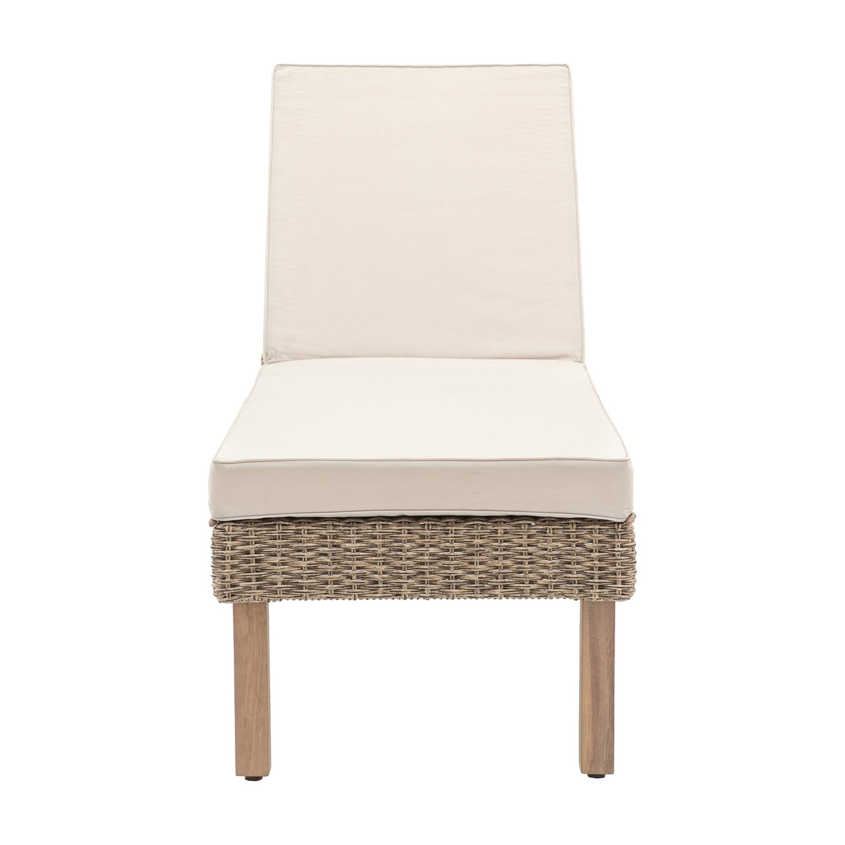 Avena Rattan Sun Lounger – Natural