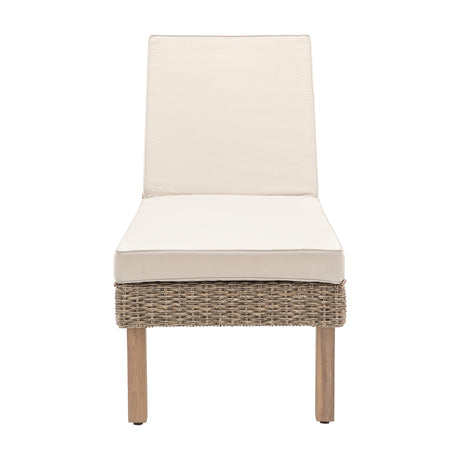 Avena Rattan Sun Lounger – Natural