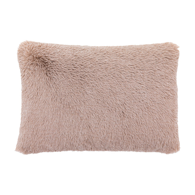 Juniper Faux Fur Cushion – Dusky Pink