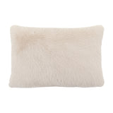 Maple Faux Fur Cushion – Oatmeal