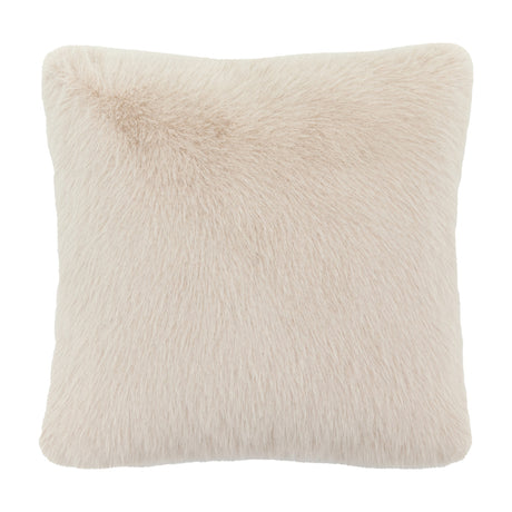 Maple Faux Fur Cushion – Oatmeal
