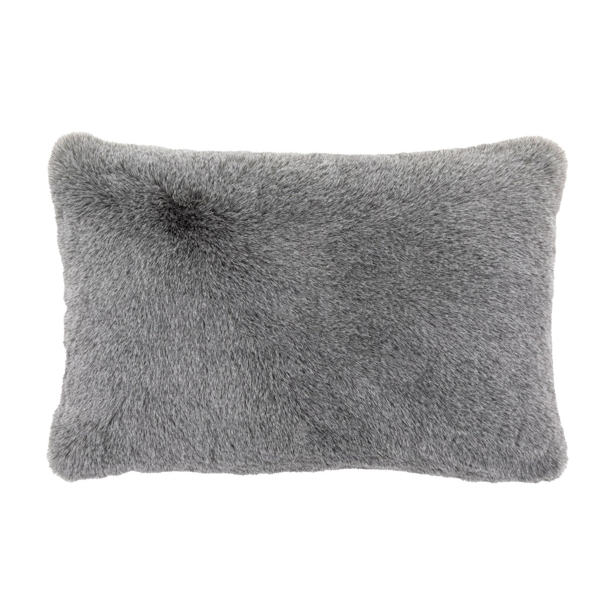 Roscose Faux Fur Cushion – Smoked Grey