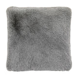 Roscose Faux Fur Cushion – Smoked Grey