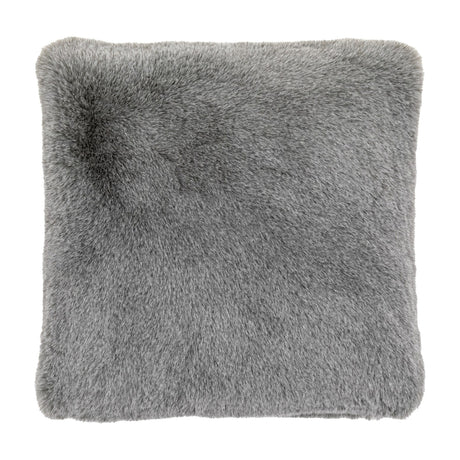 Roscose Faux Fur Cushion – Smoked Grey