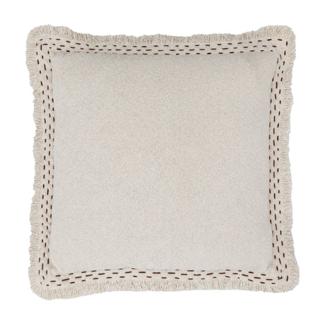 Harmony Cushion with Fringe Trim