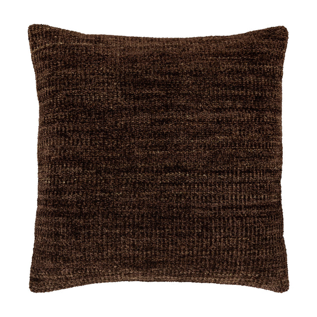 Kendal Chenille Cushion – Brown