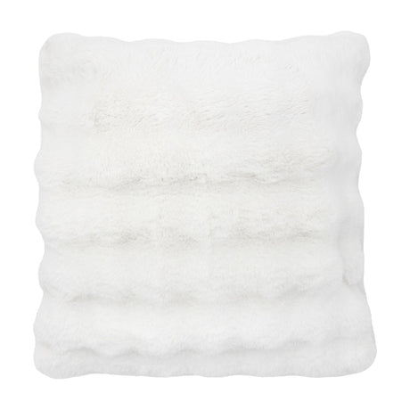 Faux Fur Cushion – Cream