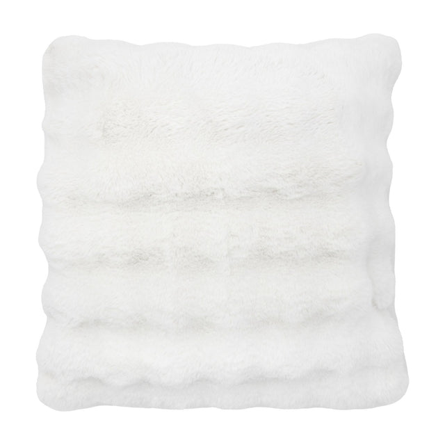 Faux Fur Cushion – Cream