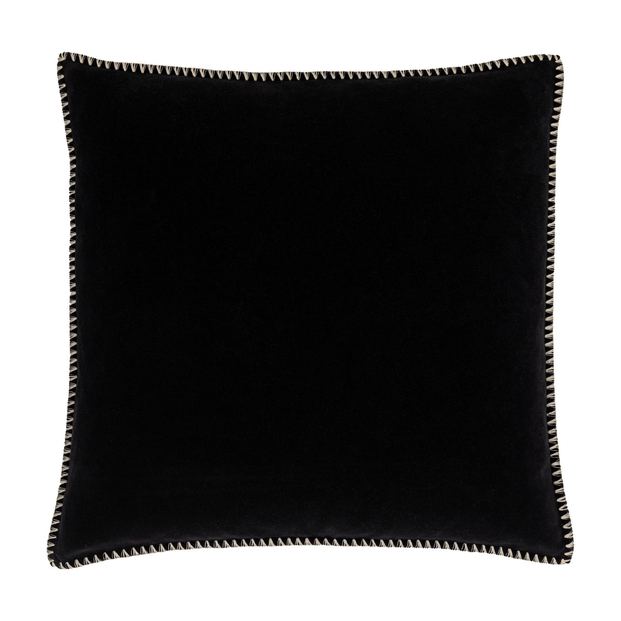 Nico Velvet Cushion with Whip Stitch Trim