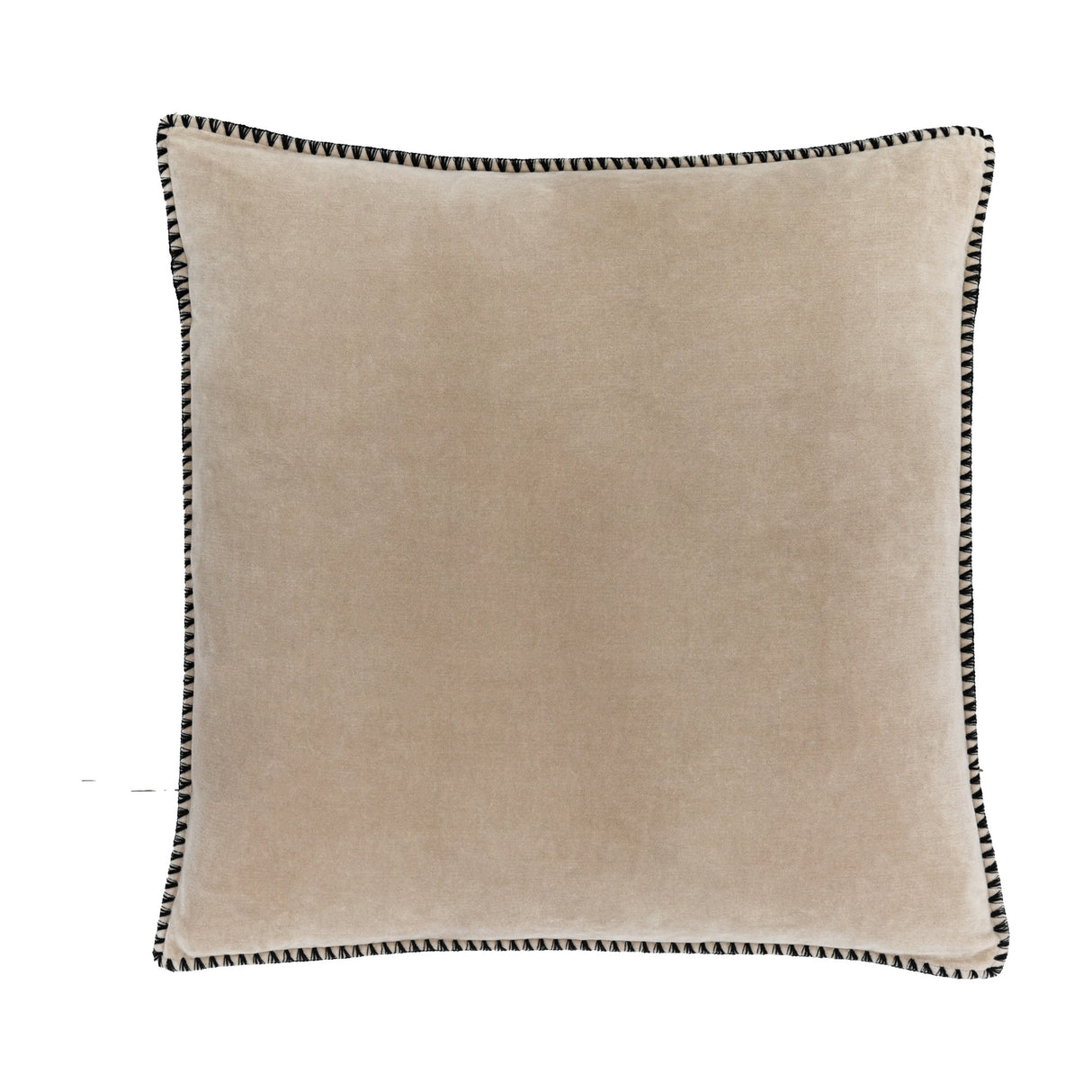 Nico Velvet Cushion with Whip Stitch Trim