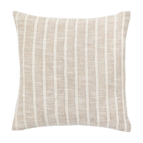 Melford Woven Stripe Cushion – Sand
