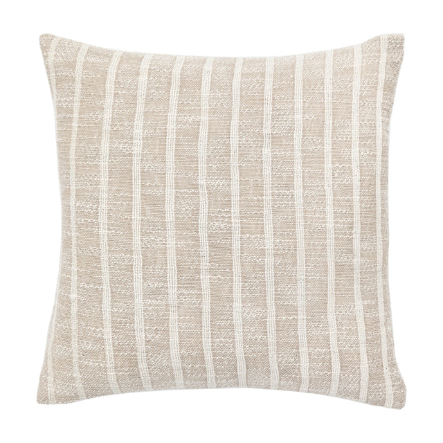 Melford Woven Stripe Cushion – Sand