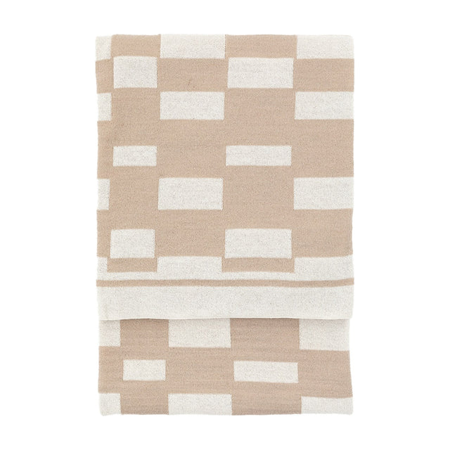 Knitted Throw – Taupe