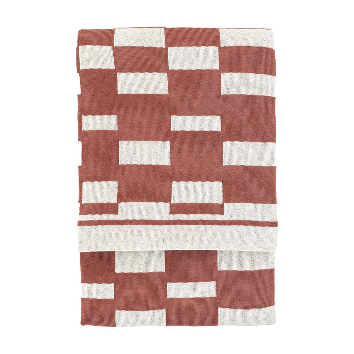 Lohko Knitted Throw – Nutmeg