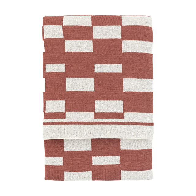 Lohko Knitted Throw – Nutmeg